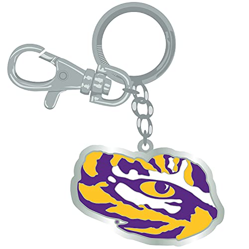 LSU Tigers Keychain Zamac Logo